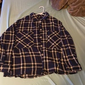 Cropped Flannel Brand new